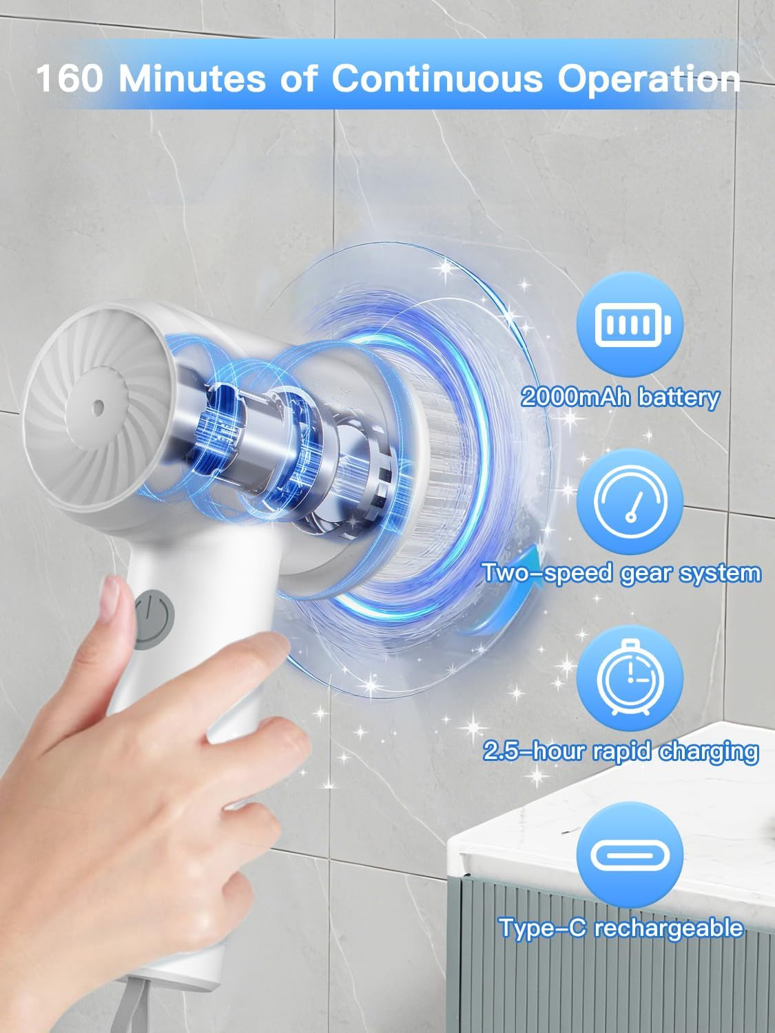 Electric Spin Scrubber