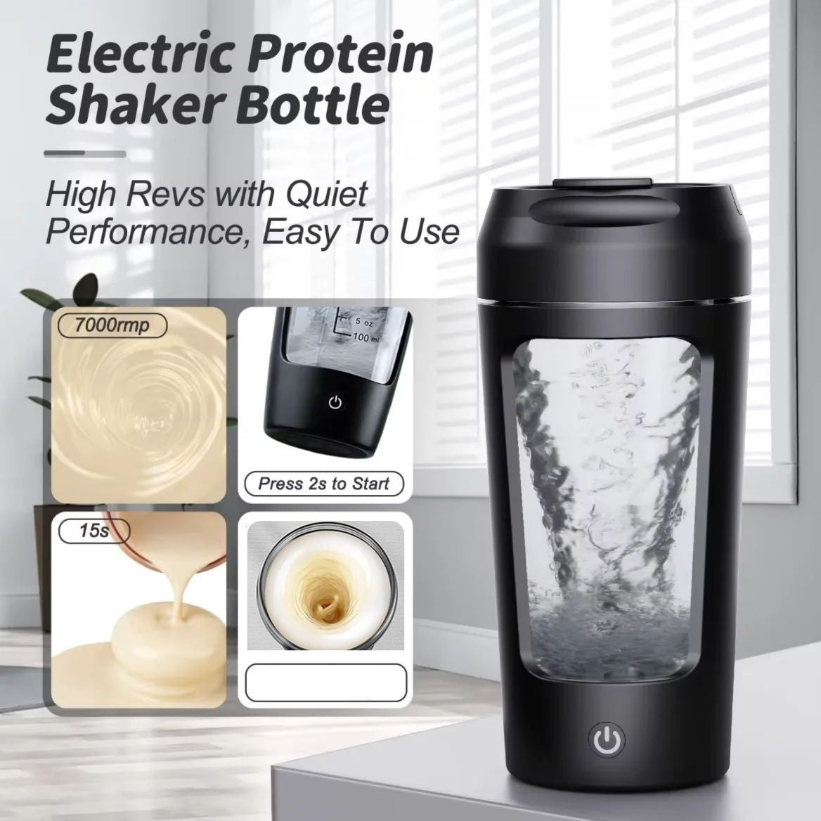 Rechargeable Protein Powder Shaker 